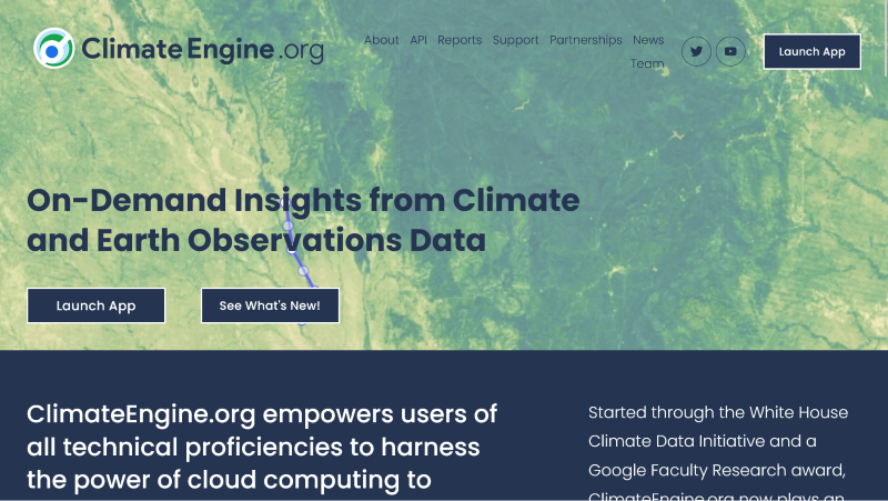 ClimateEngine website