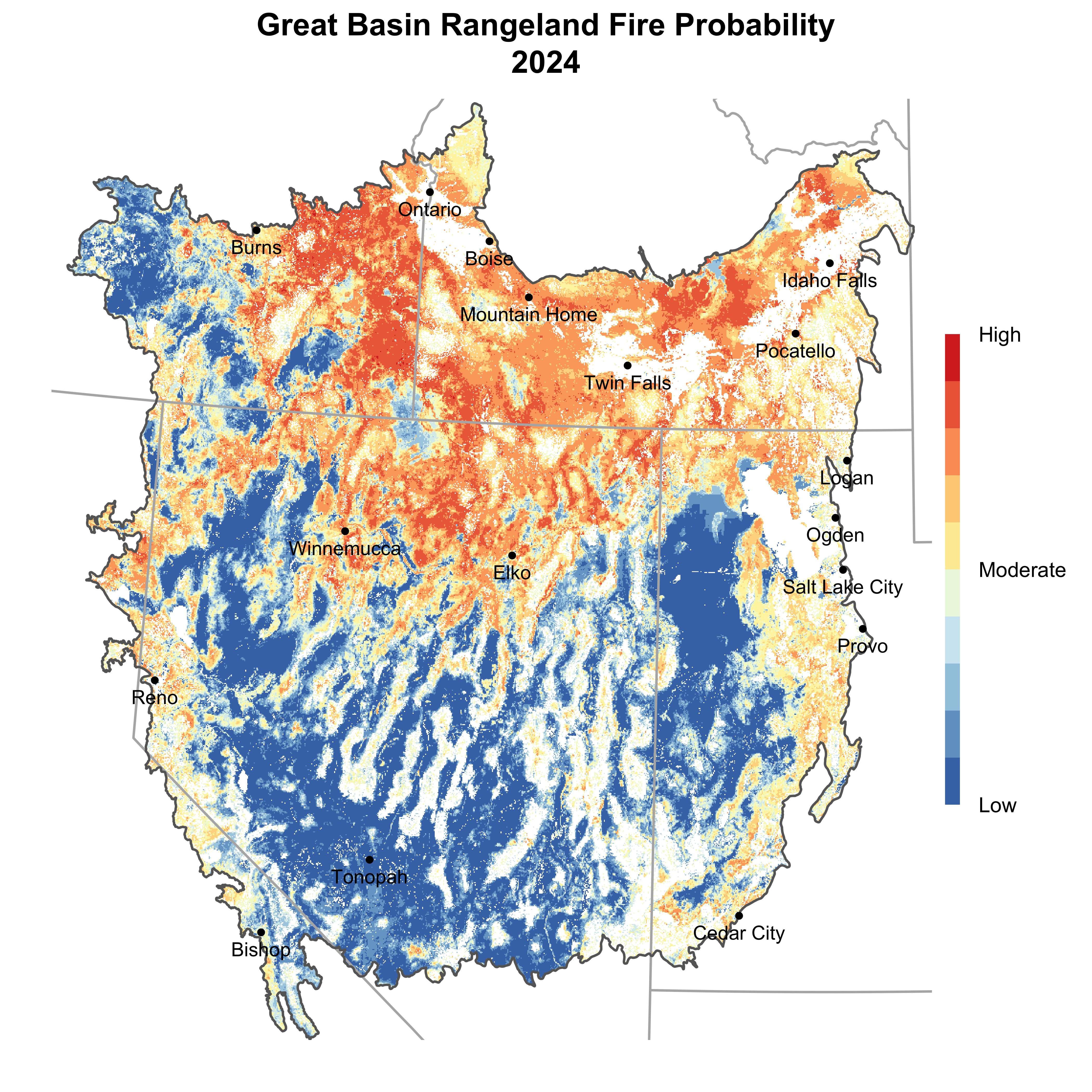 Great Basin rangeland fire probability
