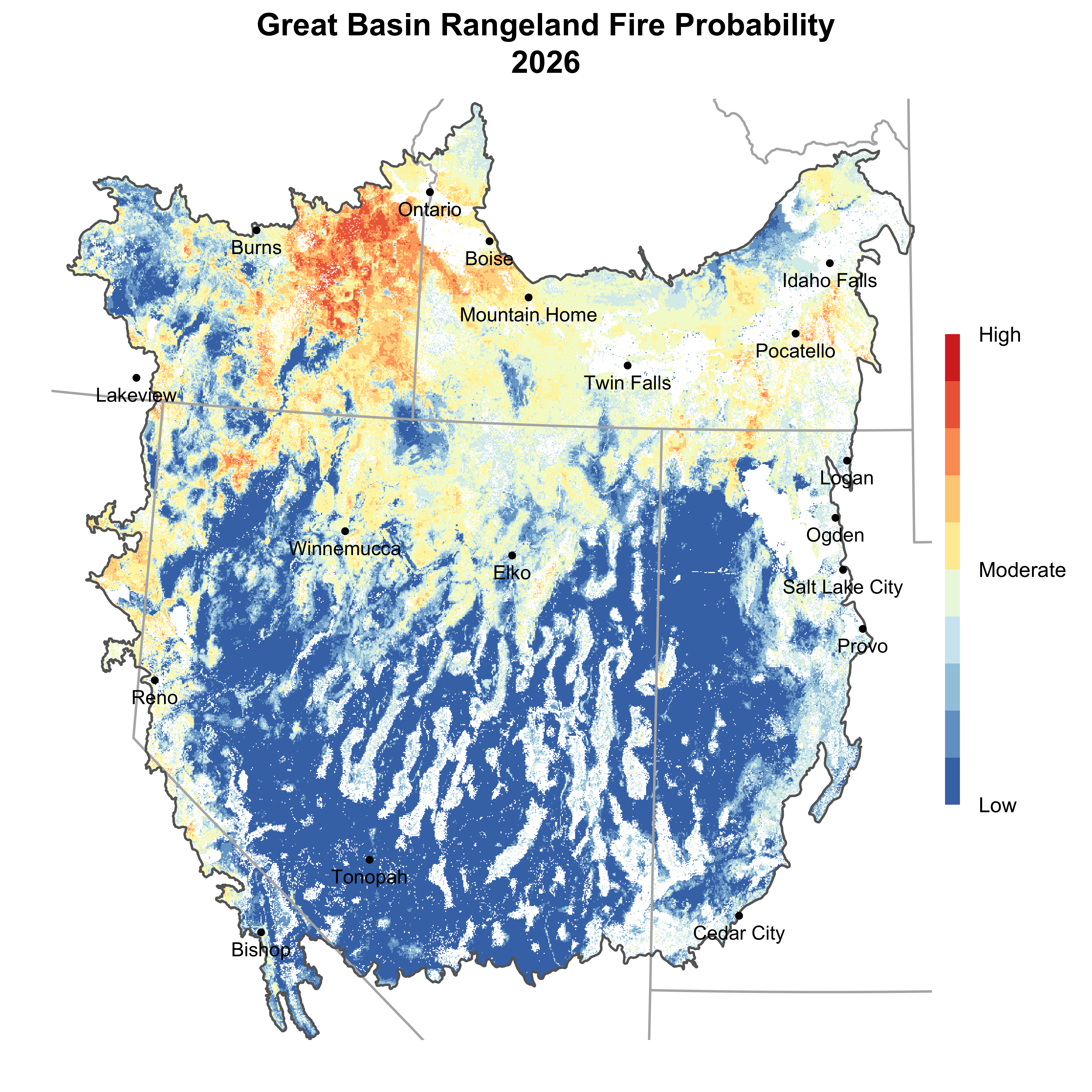 Great Basin rangeland fire probability